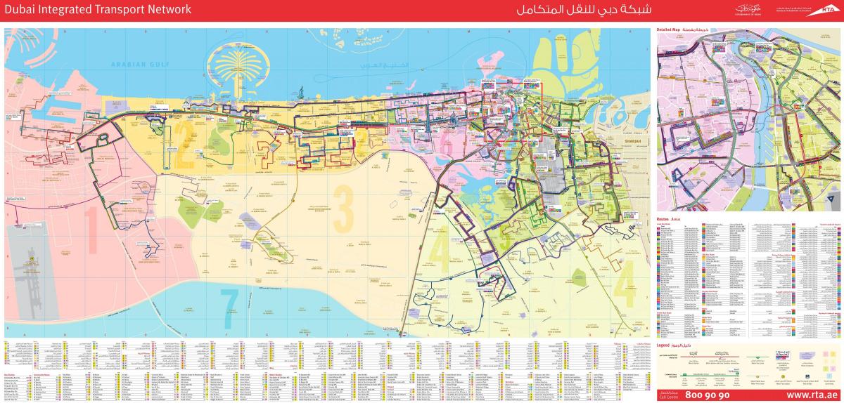 迪拜运输地图