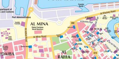 迪拜港口地图