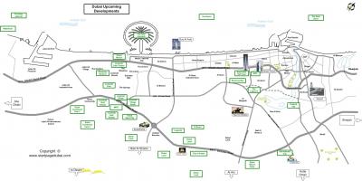 投资公园迪拜位置的地图