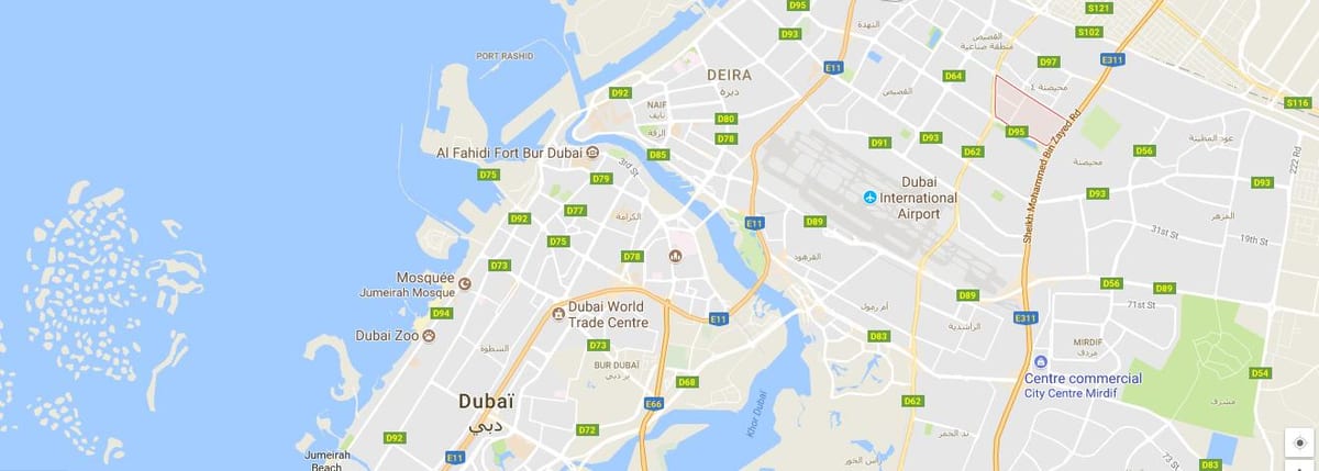 迪拜Sonapur地图