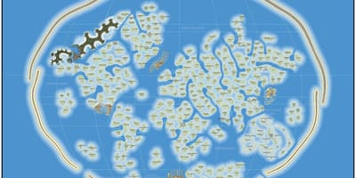 世界地图岛迪拜